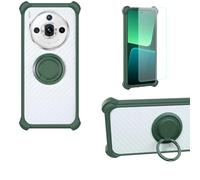 bojioderf Coque Compatible pour Nubia Z60S Pro Coque Étui [avec Trempé 9H Protection D'écran] Case Support de Bague PC + Silicone CSKB-LV
