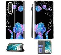 bojioderf Coque Compatible pour OnePlus Nord 5 Cph2707 Cph2709 Coque Étui Housse Case Support [avec Trempé 9H Protection D'écran] CPT41