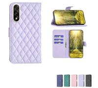 bojioderf Coque Compatible pour OnePlus Nord 5 Cph2707 Cph2709 Coque Étui Housse Case Support [avec Trempé 9H Protection D'écran] XXF Purple