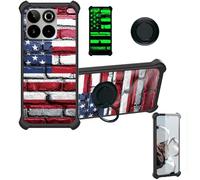 bojioderf Coque Compatible pour Spc Discovery 3 Pro Coque Étui [avec Trempé 9H Protection D'écran] Case Support de Bague PC + Silicone YGH-GQ