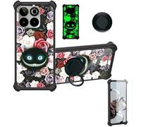 bojioderf Coque Compatible pour Spc Discovery 3 Pro Coque Étui [avec Trempé 9H Protection D'écran] Case Support de Bague PC + Silicone YGH-LZM