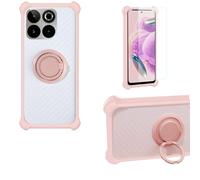 bojioderf Coque Compatible pour Spc Discovery 3 Pro Coque Étui [avec Trempé 9H Protection D'écran] Case Support de Bague PC + Silicone CSKB-Fen