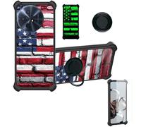 bojioderf Coque Compatible pour TCL 50 XL Nxtpaper 5G T704Sp Coque Étui [avec Trempé 9H Protection D'écran] Case Support de Bague PC + Silicone YGH-GQ