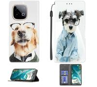 bojioderf Coque Compatible pour Vivo IQoo Z10 Turbo Pro V2453A Coque Étui Housse Case Support [avec Trempé 9H Protection D'écran] CPT52