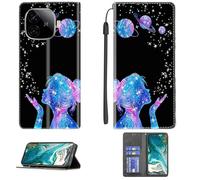 bojioderf Coque Compatible pour Vivo IQoo Z9 Turbo+Plus V2417A Coque Étui Housse Case Support [avec Trempé 9H Protection D'écran] CPT41