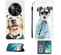 bojioderf Coque Compatible pour Zte Nubia Focus Z2455 Coque Étui Housse Case Support [avec Trempé 9H Protection D'écran] CPT52