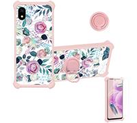 bojioderf Coque pour Ordissimo Lenumero2 Mini Coque Compatible avec Ordissimo Lenumero2 Mini Coque Étui [avec Trempé 9H Protection D'écran] Case Support de Bague PC + Silicone IMDF-HUA3