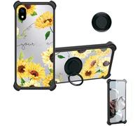 bojioderf Coque pour Ordissimo Lenumero2 Mini Coque Compatible avec Ordissimo Lenumero2 Mini Coque Étui [avec Trempé 9H Protection D'écran] Case Support de Bague PC + Silicone DYH-XRK