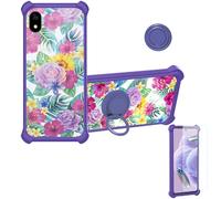 bojioderf Coque pour Ordissimo Lenumero2 Mini Coque Compatible avec Ordissimo Lenumero2 Mini Coque Étui [avec Trempé 9H Protection D'écran] Case Support de Bague PC + Silicone IMDZ-HUA1