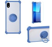 bojioderf Coque pour Ordissimo Lenumero2 Mini Coque Compatible avec Ordissimo Lenumero2 Mini Coque Étui [avec Trempé 9H Protection D'écran] Case Support de Bague PC + Silicone CSKB-LAN