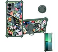 bojioderf Coque pour Spc Discovery 2 Se Coque Compatible avec Spc Discovery 2 Se Coque Étui [avec Trempé 9H Protection D'écran] Case Support de Bague PC + Silicone IMDH-LVH