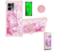 bojioderf Coque pour Spc Discovery 2 Se Coque Compatible avec Spc Discovery 2 Se Coque Étui [avec Trempé 9H Protection D'écran] Case Support de Bague PC + Silicone YGF-MH