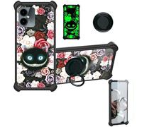 bojioderf Coque pour Spc Discovery 2 Se Coque Compatible avec Spc Discovery 2 Se Coque Étui [avec Trempé 9H Protection D'écran] Case Support de Bague PC + Silicone YGH-LZM