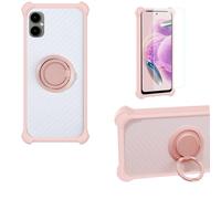 bojioderf Coque pour Spc Discovery Se Coque Compatible avec Spc Discovery Se Coque Étui [avec Trempé 9H Protection D'écran] Case Support de Bague PC + Silicone CSKB-Fen