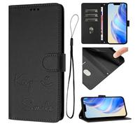 bojioderf Cuir PU Compatible avec Motorola Edge 30 Neo Coque,Compatible avec Motorola Edge 30 Neo 5G XT2245-1 Porte-Cartes Portefeuille Flip Stand Black