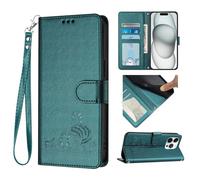 bojioderf Cuir PU Compatible avec Redmi 10X 4G Coque,Compatible avec Redmi Note 9 4G M2003J15SC M2003J15SG M2003J15SS Porte-Cartes Portefeuille Flip Stand Green