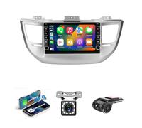 BOJONI Android 14 Autoradio mit Navi pour Hyundai IX35 Tucson 3 2015-2018 mit Screen 9 Zoll Car-Play Android Auto/AM FM RDS Dab+ Radio/SWC/DSP MP5 Player/Backup Camera(NF-4 8Core 4+64G)