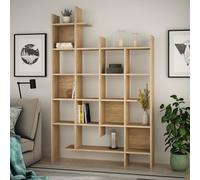 Meuble À Étagères Bois Bok Marron