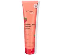 Boka Dentifrice sans fluorure - Nano hydroxyapatite, reminéralisant, dents sensibles, blanchiment - Recommandé par les dentistes pour adultes et enfants - Saveur fraise et mangue - 113,4 g - Fabriqué