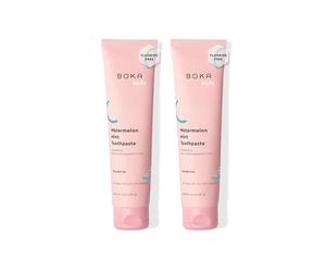 Boka Dentifrice sans fluorure Nano Hydroxyapatite - Saveur pastèque et menthe, 36,9 g, lot de 2