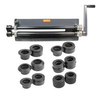 BOKA RM-18 Machine à enfoncer manuelle - 457 mm de saillie, jusqu'à 1,2 mm de tôle d'acier, boîtier en fonte, 6 jeux de rouleaux, entraînement à manivelle, pour atelier, carrosserie et construction de