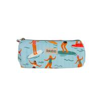 Bokabas Trousse à Crayons 20 Crayons Fille Garçon Ado & Adulte - Trousse Scolaire École Collège Lycée, Étui Stylos Bureau Étudiant, Trousse Maquillage, Papeterie Zippée, Surf, 20×7,5×6 cm