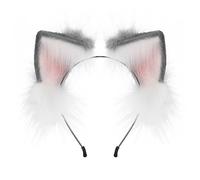 Bokcztml Bandeau d'oreille de renard pour femme, étudiants, carnavals, personnage d'anime, bandeau d'oreille en peluche, cerceau pour cheveux de Noël, accessoires pour cheveux pour cosplay, oreilles