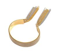 Bokcztml Bijoux assortis sophistiqués entrelacés anneaux de soirée glands bagues pour peaux sensibles et, taille unique, Comme décrit, Comme décrit.