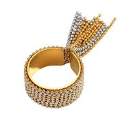 Bokcztml Bijoux assortis sophistiqués entrelacés anneaux de soirée glands bagues pour peaux sensibles et, taille unique, Comme décrit, Comme décrit.