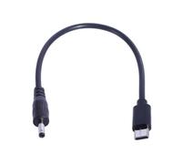 Bokcztml Câble d'alimentation 3,5 mm x 1,35 mm vers USB C mâle 35135 vers USB de type C mâle 5 V pour port de charge de bureau LED