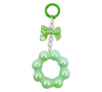 Bokcztml Chaîne de téléphone faite à la main avec perles et pendentif pour téléphone portable, porte-clés pour femme, bijoux perlés pour sacs