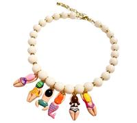 Bokcztml Collier avec pendentif en forme de goutte pour enfants - Réglable - Pour activités de plein air - Accessoires de fête pour enfants