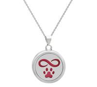 Bokcztml Collier diffuseur de parfum Arbre de vie en acier inoxydable Médaillon Pendentif Chaîne de cou Accessoire pour les amateurs de mode Collier tendance pour femme