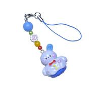 Bokcztml Porte-clés bonhomme de neige de Noël pour téléphone et sac, cordon de téléphone portable, étanche, en résine, cadeau décoratif saisonnier, breloque de téléphone, b, taille unique