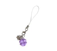 Bokcztml Porte-clés en acrylique robuste en forme de trèfle à quatre feuilles pour téléphone - Ornement élégant pour clés, portefeuilles, accessoire tendance en forme de trèfle à quatre feuilles