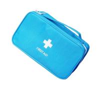 Bokcztml Sac de rangement de premiers secours en tissu Oxford renforcé pour les situations d'urgence, le camping, la randonnée, l'automobile, l'atelier, l'organisateur de voyage tendance, bleu, Beauté