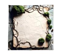 Bokcztml Tapisserie carrée Divinations motif feuille vigne astrologie nappe tarots nappe nappe sorcellerie fournitures autels tarots carte tissu