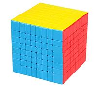 Bokefenuo Moyu Meilong Cube de vitesse 8 x 8 70 mm Jouets pour enfants sans autocollant MoFang JiaoShi Magic Puzzle Cube