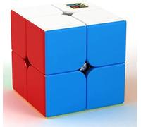 Bokefenuo Moyu Meilong Speed Cube 2 x 2 sans autocollant MoFang Jiaoshi Meilong Puzzle 2 x 2 x 2 Jouets pour enfants Cube magique