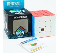 Bokefenuo Moyu Meilong Speed Cube 4x4 Stickerless Meilong Puzzle 4x4x4 Toys for Kids Magic Cube