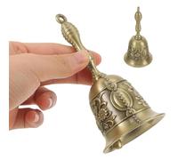 BOKHRHand Bell - Cloche de Noël élégante de Style rétro, Taille Portable et Son Merveilleux, largement utilisée comme Cloche de dîner, Cloche d'enseignement des Animaux.
