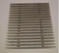 Boki grille de recouvrement pour convecteurs de sol PML-26-175-21, longitudinale, duralumi