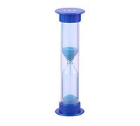 BOKIOESDE 1 pièces/ensemble sablier 30S/1/2/3/5/10Minutes sablier sable horloge bureau ornement enfants école bureau décoration sablier, Bleu, 1 minute