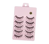 BOKIOESDE Faux cils noirs parfaits pour les mariages, les fêtes et les festivals : ils se fondent parfaitement dans le décor s’ils sont appliqués et