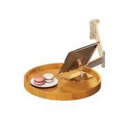 BOKIOESDE Tables Rondes Pliantes murales, Petites,Couleur du Journal | rangement pour lit, table pliante murale