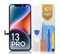 bokman Écran LCD Noir pour 13 Pro (6.1'') FHD et Remplacement de l'écran Tactile (Face ID, True Tone Programmable)