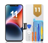 bokman Écran pour iPhone 11, 6.1 Pouces LCD Affichage FHD et Remplacement de l'écran Tactile (Face ID, True Tone Programmable)