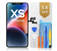 bokman Écran pour iPhone XS (5,8"), Écran LCD de Rechange et Numériseur Tactile avec Kit d'Outils de Réparation, Remplacement Vitre Avant (Modèles A1920, A2097, A2098, A2099, A2100)