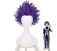 Boku Aucun Hero Academia Shinsou Hitoshi Shinso Cosplay Perruque Mon Hero Academia Court Violet Synthétique Cheveux Peluca Anime Costume Perruques