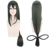 Boku no Hero Academia Cosplay Costume Uniforme Scolaire Mon Héros Academia Costumes École Sportswear À Manches Courtes Tops + Pantalon + Perruques L Tsuyu Asui Perruque